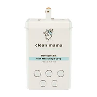 Clean Mama Detergent Tin with Wooden Handle