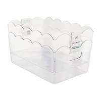 Clean Mama Scalloped Edge Bin Set, 2 pk, Medium, 12 in x 8 in x 5.59 in