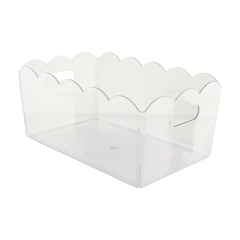 Clean Mama Scalloped Edge Bin Set, 2 pk, Large, 13.98 in x 9 in x 6.38 in