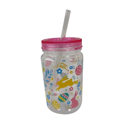Easter Bunny Themed Sipper Bottle, 14 oz
