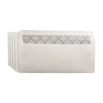 White Security Envelopes, Type No 10, 30 ct