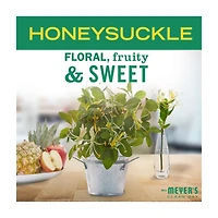 Mrs. Meyer's Clean Day Scented Soy Candle, Honeysuckle Scent, 7.2 oz
