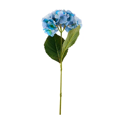 Artificial Blue Hydrangea Stem