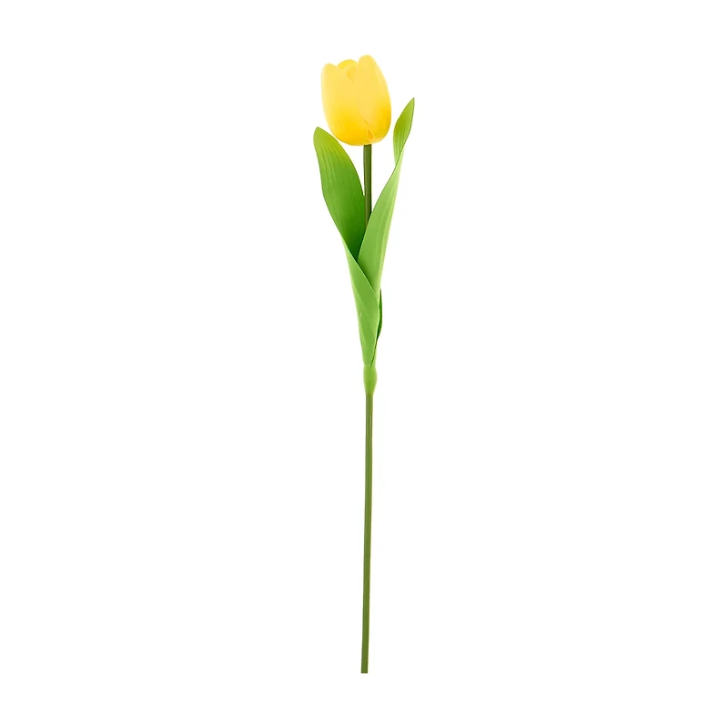 Artificial Yellow Tulip Stem