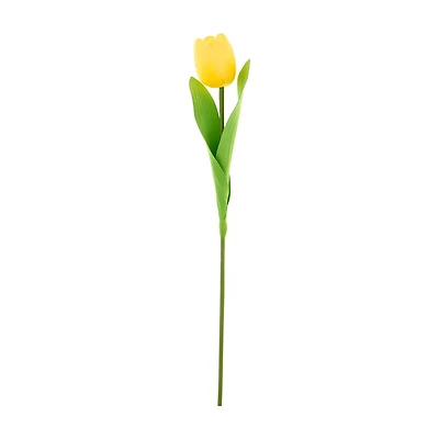 Artificial Yellow Tulip Stem