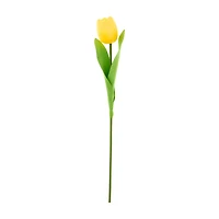 Artificial Yellow Tulip Stem