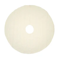 Christmas Knitted Tree Skirt, 38 in, Assorted