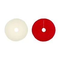 Christmas Knitted Tree Skirt, 38 in, Assorted