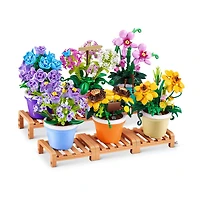 MAX Build More Premium Garden Building Bricks Collection by ZURU (Cosmos Sulphureus)