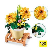 MAX Build More Premium Garden Building Bricks Collection by ZURU (Cosmos Sulphureus)