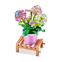 MAX Build More Premium Garden Building Bricks Collection by ZURU (Hydrangea Macrophylla)