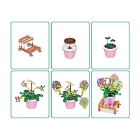 MAX Build More Premium Garden Building Bricks Collection by ZURU (Hydrangea Macrophylla)
