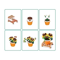 MAX Build More Premium Garden Building Bricks Collection by ZURU (Sunflower)