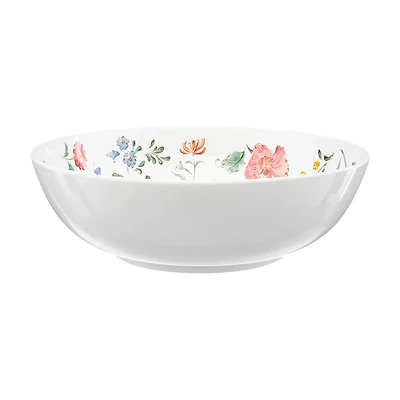 Melamine Floral Serving Bowl, 12 in