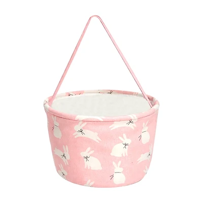 Canvas Easter Basket, Assorted