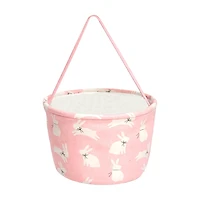 Canvas Easter Basket, Assorted