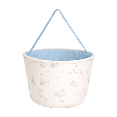 Canvas Easter Basket, Assorted