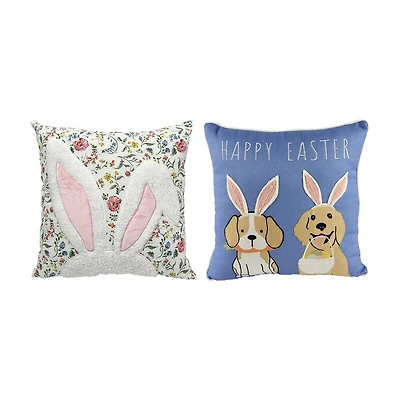 Easter Decorative Pillow, 11x11 in, Assorted