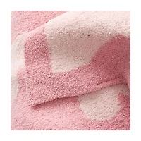 Snuggle Knit Throw, Pink, 50 in x 60 in
