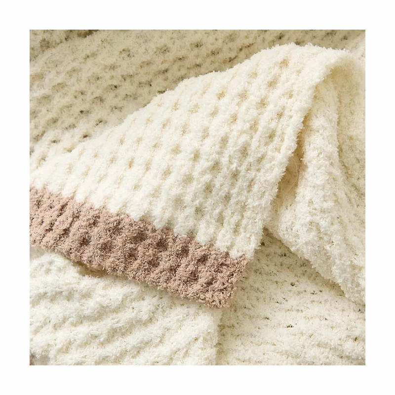 Everyday Waffle Throw, White, 50 in x 60 in