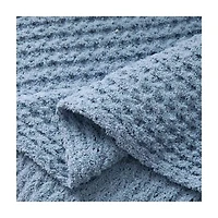 Everyday Waffle Throw, Blue, 50 in x 60 in