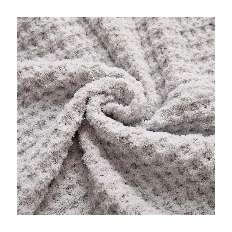 Everyday Waffle Throw, Gray, 50 in x 60 in