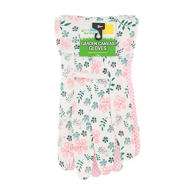 Trueliving Outdoors Garden Canvas Gloves