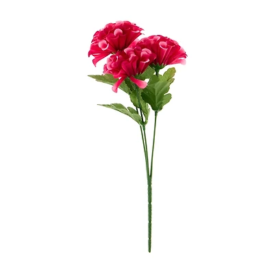 Artificial Pink Chrysanthemum Bush