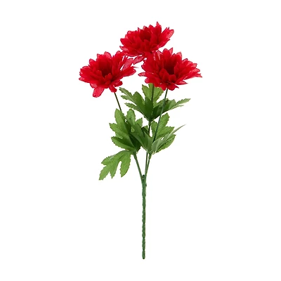 Artificial Red Daisy Pick
