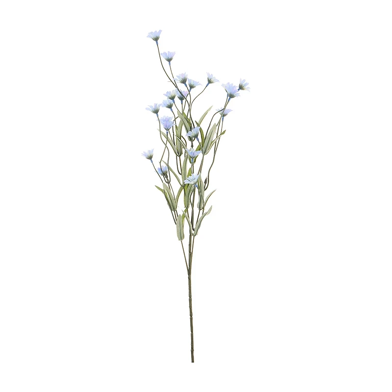 Artificial Blue Daisy Stem