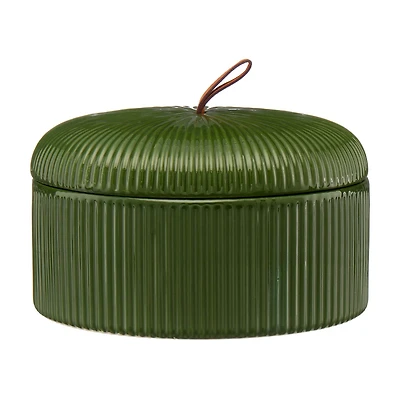Green Storage Jar, Medium