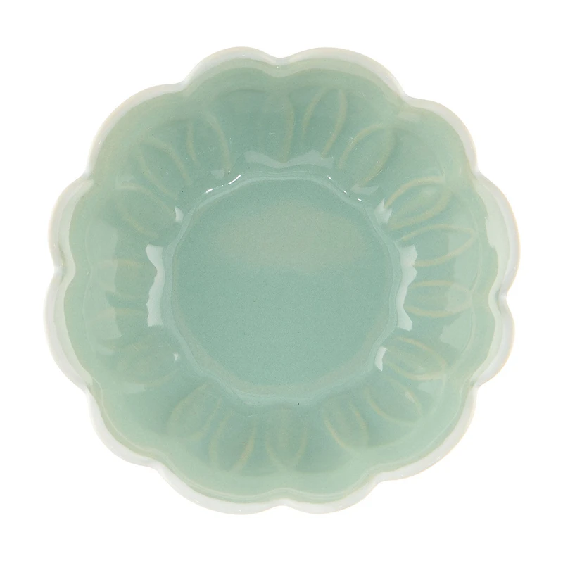 Ceramic Dish Trinket Holder, Blue