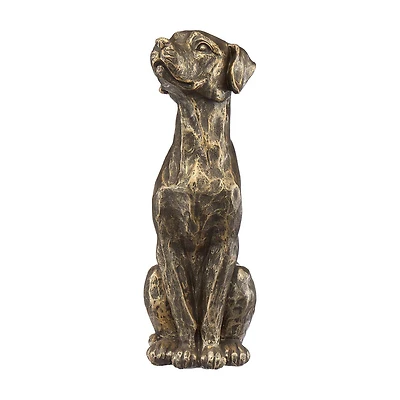 Brass Dog Figure, 13 in