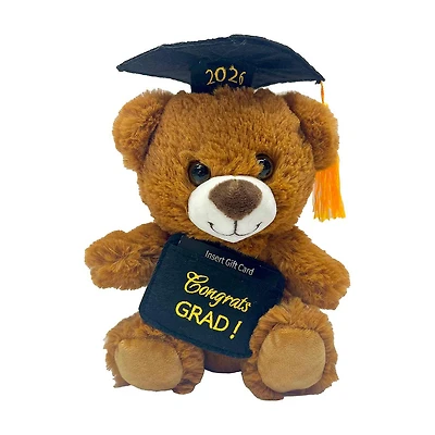 2026 Graduation Stuffed Bear, 7.5 in