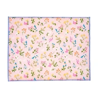 Dolly Parton Pink Floral Drying Mat, 15x20 in