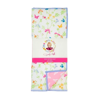 Dolly Parton Spring Floral Drying Mat, 15x20 in