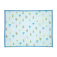 Dolly Parton Blue Floral Drying Mat, 15x20 in