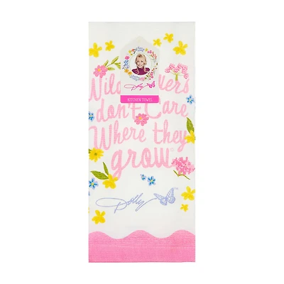 Dolly Parton "Wildflowers" Kitchen Towel