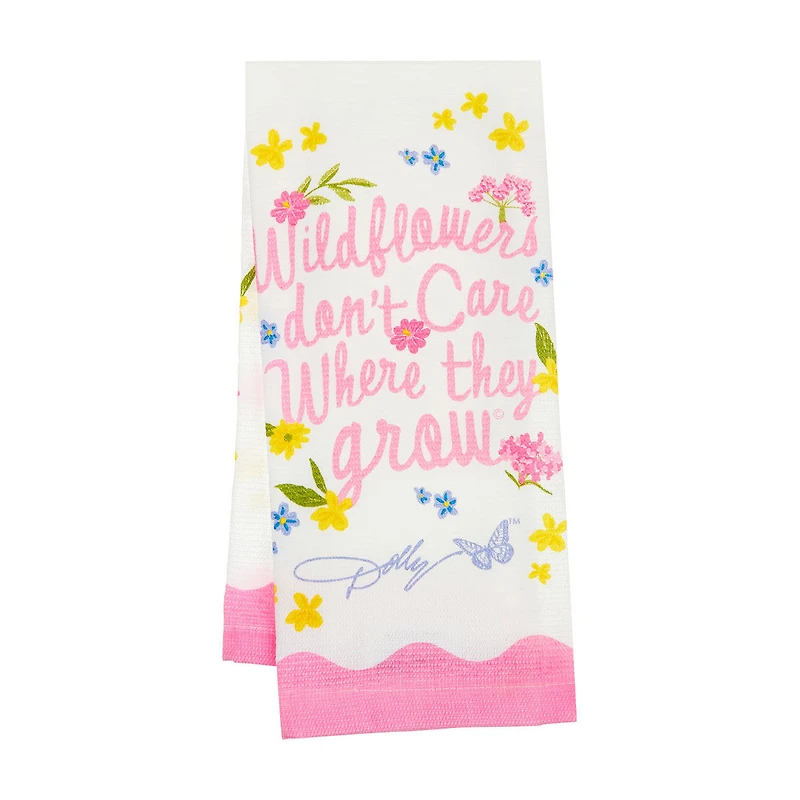 Dolly Parton "Wildflowers" Kitchen Towel