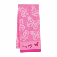 Dolly Parton Pink Butterflies Kitchen Towel