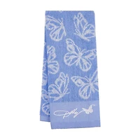 Dolly Parton Blue Butterflies Kitchen Towel