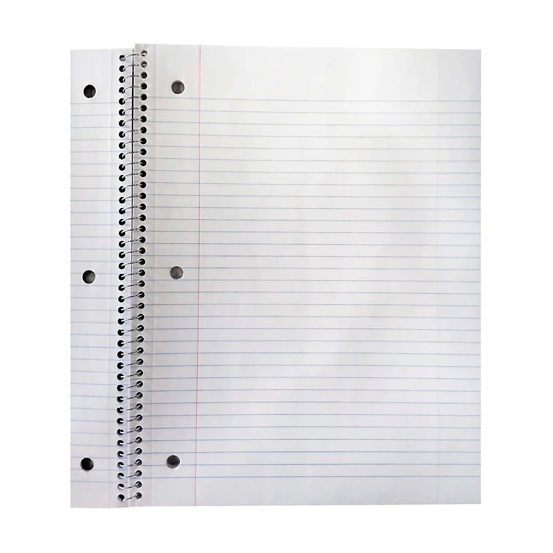 Office Hub 1-Subject College Ruled Notebook, 60 Sheets