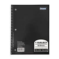 Office Hub 1-Subject College Ruled Notebook, 60 Sheets