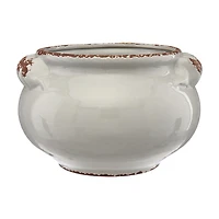 Ceramic Tuscan Gray Outdoor Pot