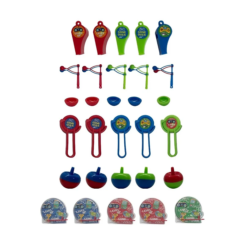 321 Party! Gamer Favor Pack Party Toys, 30 pc