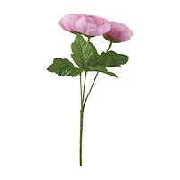 Artificial Pink Ranunculus Floral Pick