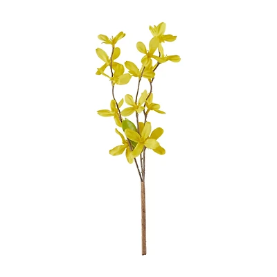 Artificial Yellow Forsythia Stem