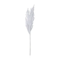 Artificial White Dried Pampas Stem Pick