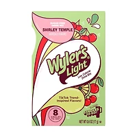 Wyler's Light Drink Sticks, Watertok Shirley Temple, 8 ct