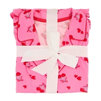Valentine's Day Women's Pajama Set, Cherry, Small